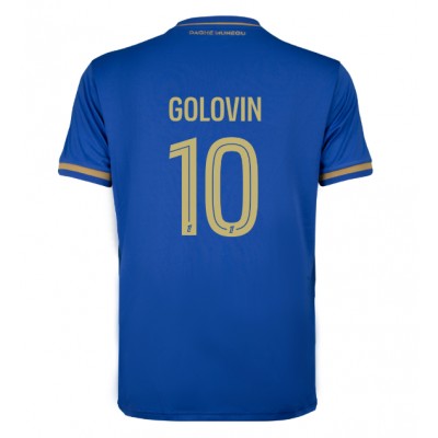 Moški Nogometni dresi AS Monaco Aleksandr Golovin #10 Gostujoči 2025-26 Kratek Rokav Moški Nogometni dresi AS Monaco Aleksandr Golovin #10 Gostujoči 2025-26 Kratek Rokav